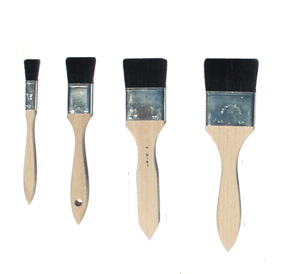 Violin varnish brushes